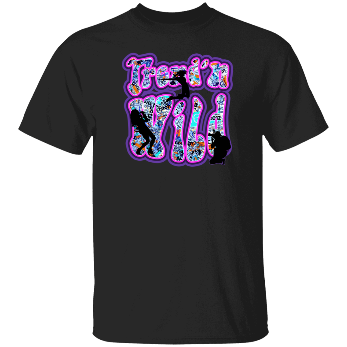 TW Purple Collage T-Shirt - Image 2