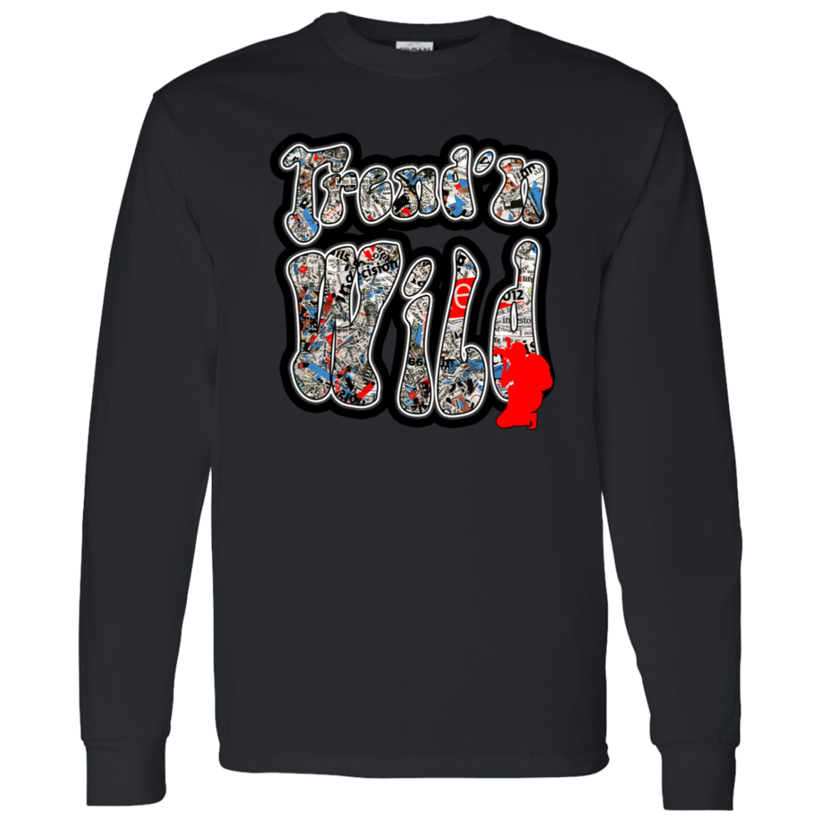 Pop Collage LS T-Shirt - Image 2