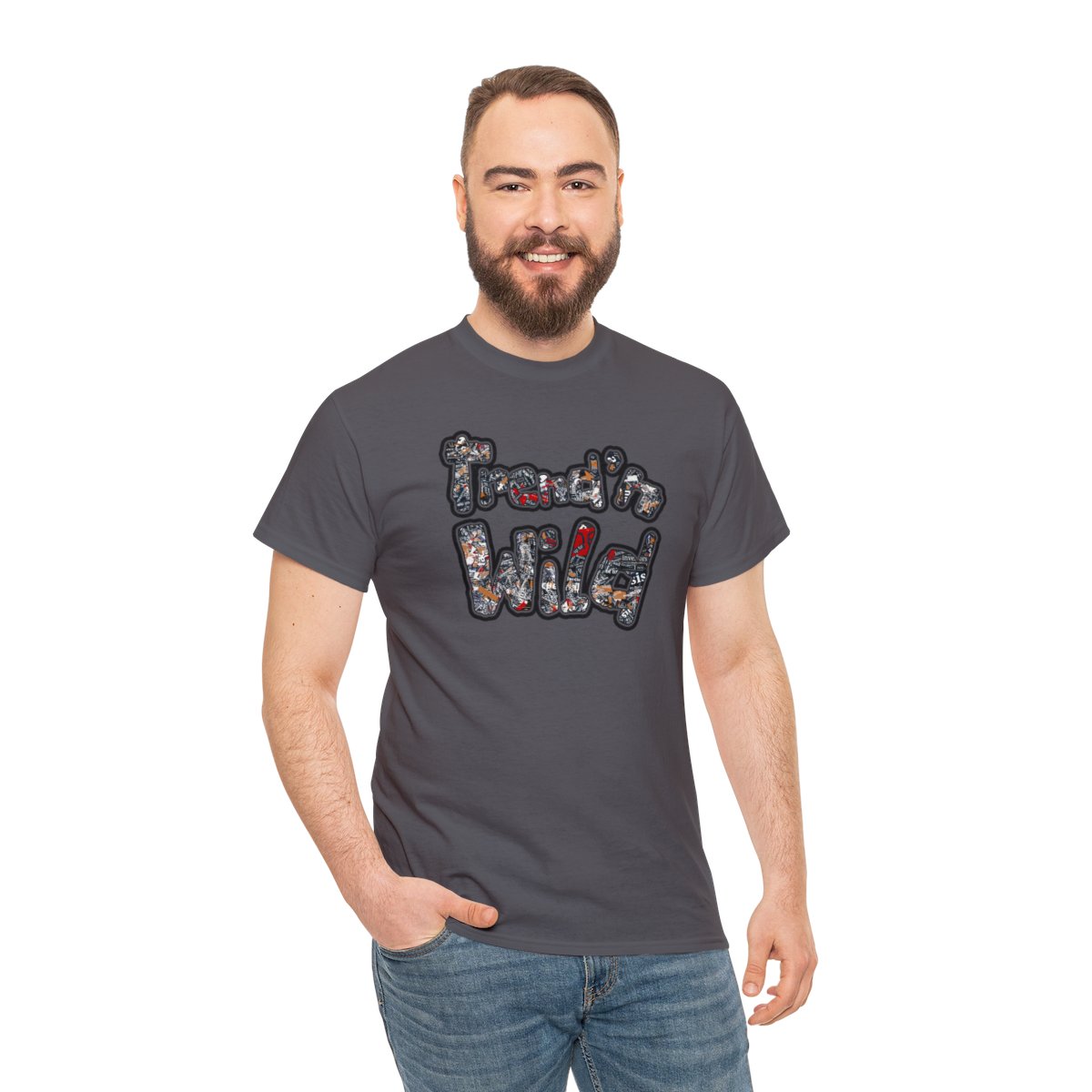 Unisex School Day Collage Logo T-Shirt - Image 5