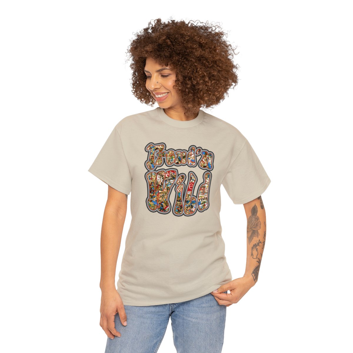 Unisex Western Collage Logo T-Shirt - Image 7