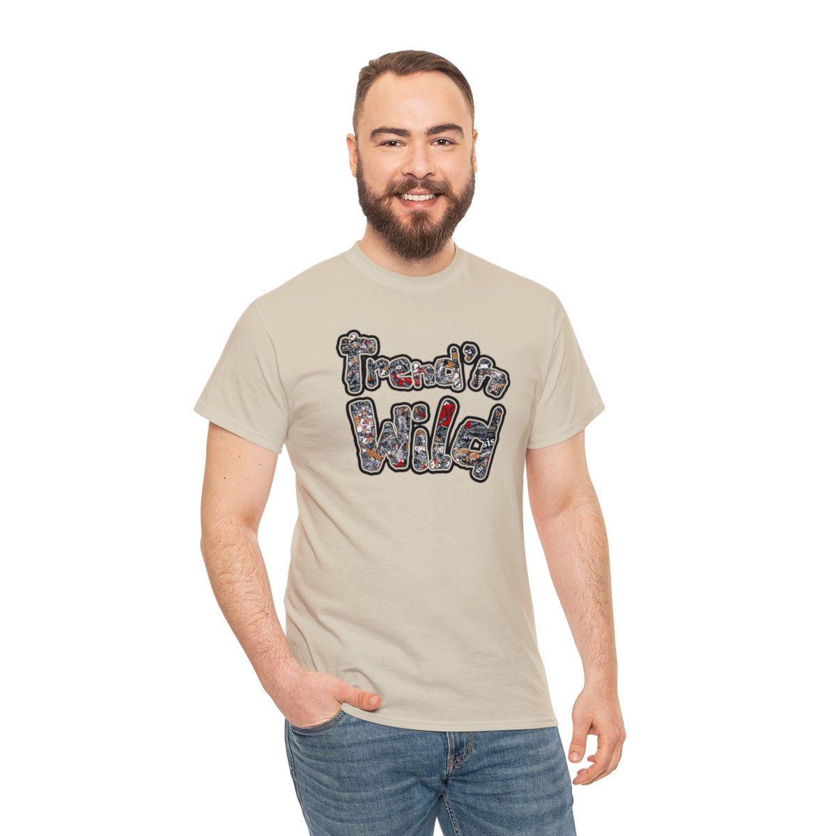 Unisex School Day Collage Logo T-Shirt - Image 3