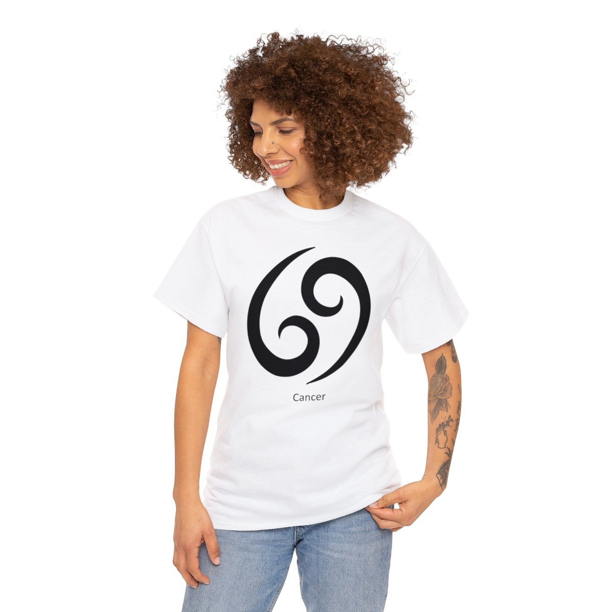 Unisex Cancer Blk Logo Tee - Image 2