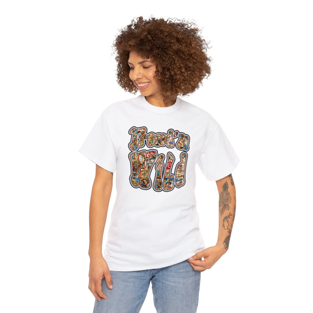 Unisex Western Collage Logo T-Shirt - Image 3