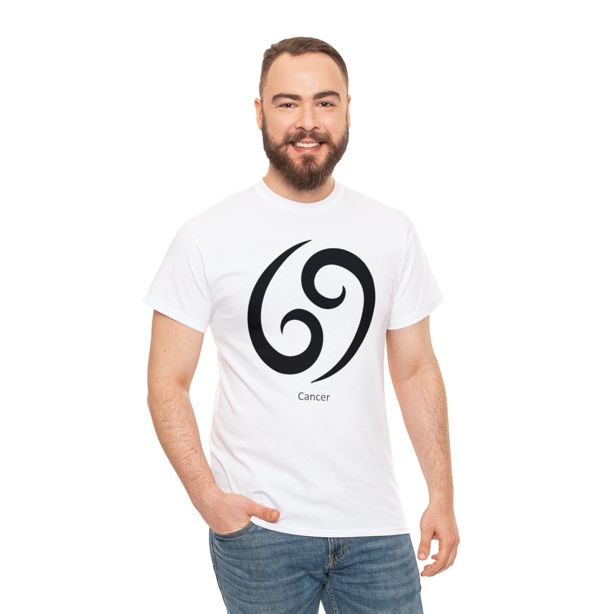 Unisex Cancer Blk Logo Tee - Image 3