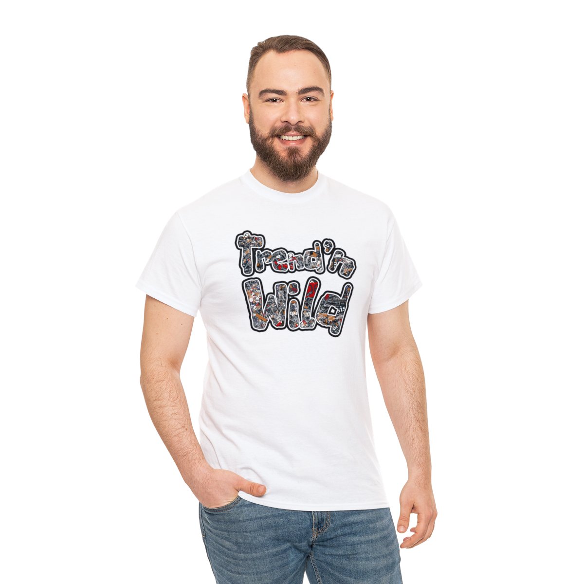 Unisex School Day Collage Logo T-Shirt - Image 2