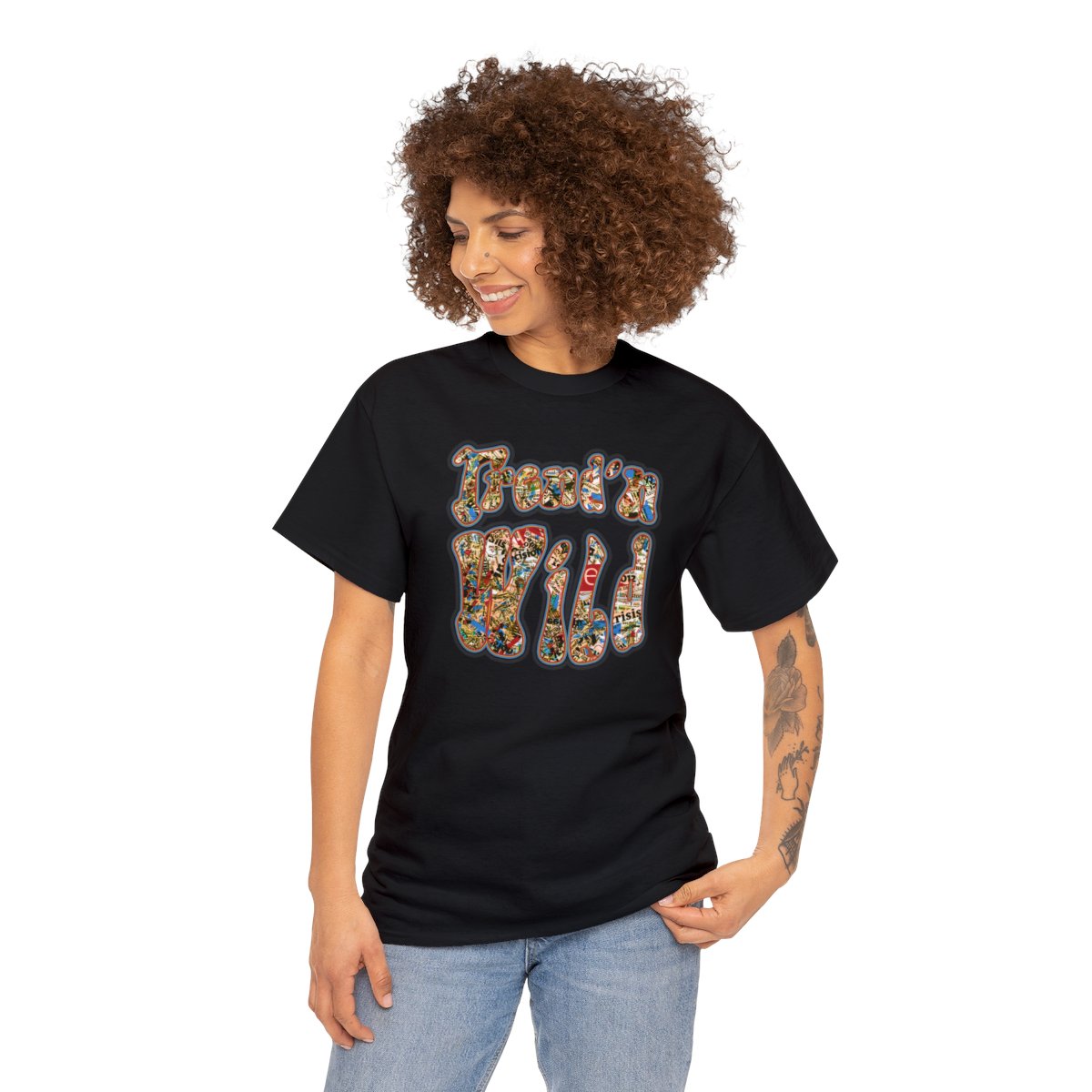 Unisex Western Collage Logo T-Shirt - Image 5