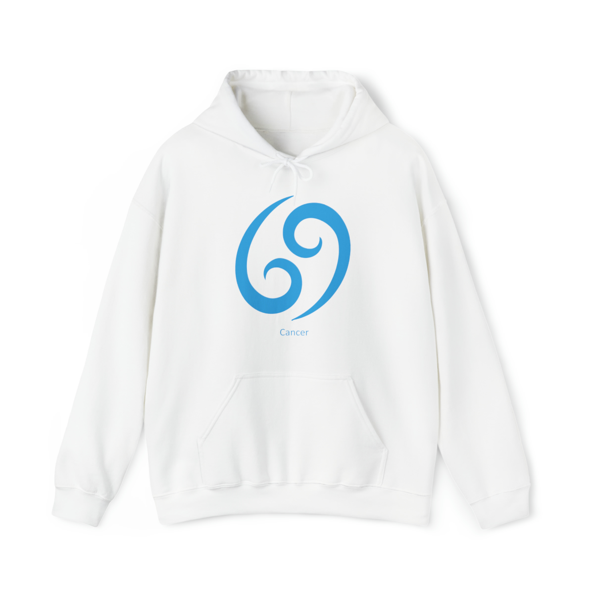 Unisex Cancer Blu Logo Hooded Sweatshirt - Image 5