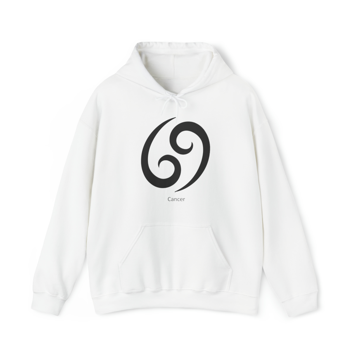 Unisex Cancer Blk Logo Hooded Sweatshirt - Image 2