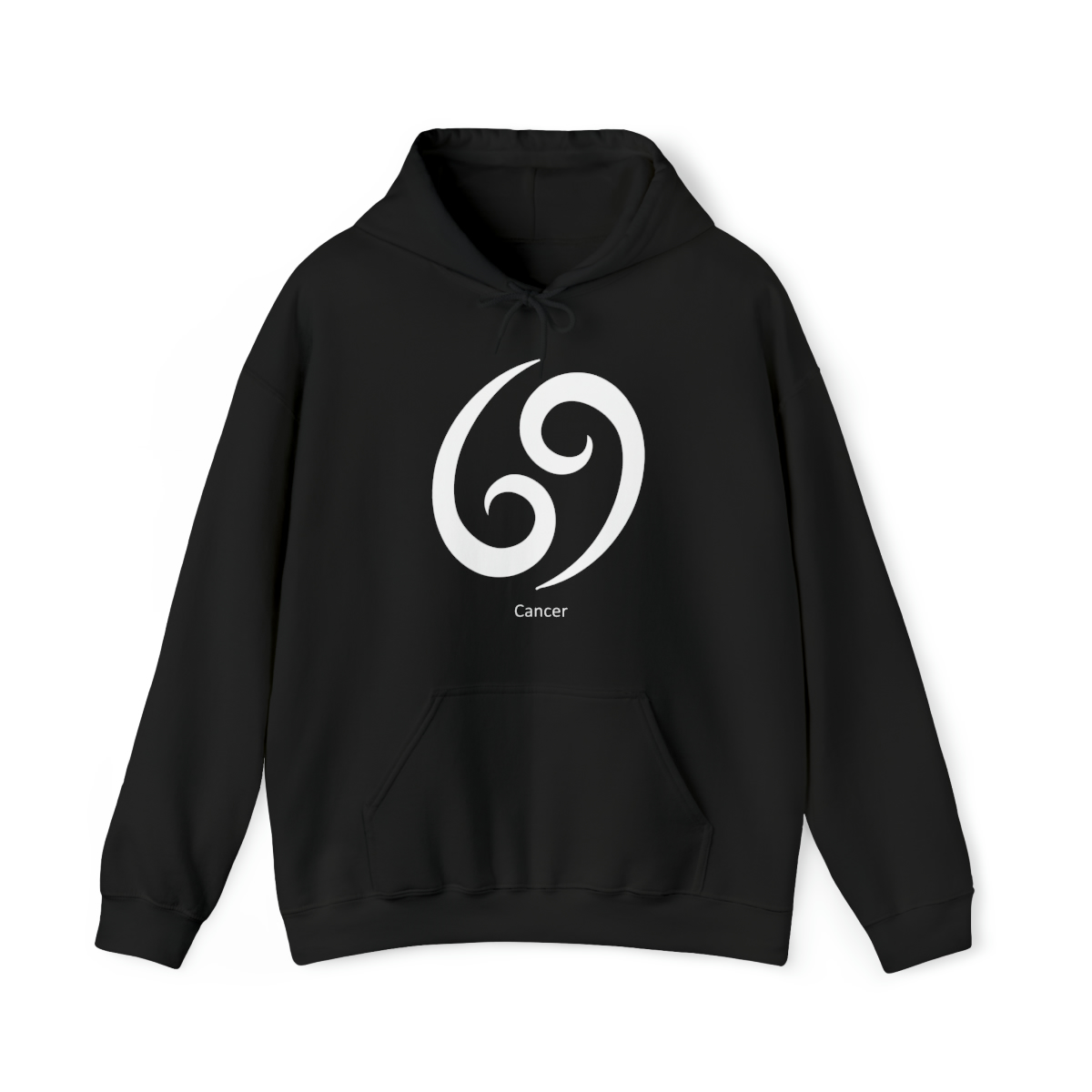 Unisex Cancer Wht Logo Hooded Sweatshirt - Image 2
