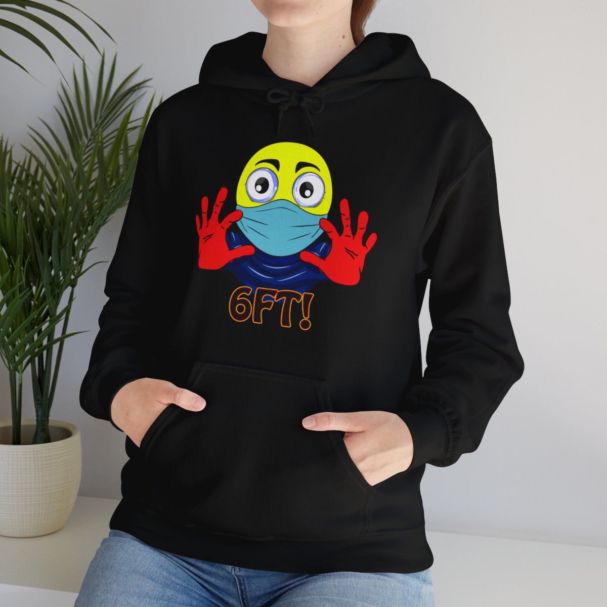 Unisex 6 FT! Hooded Sweatshirt - Image 6