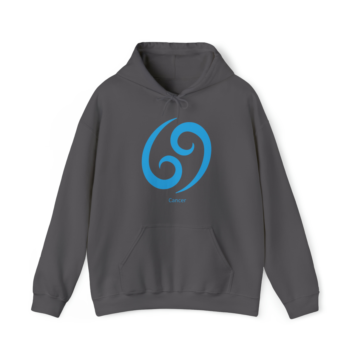 Unisex Cancer Blu Logo Hooded Sweatshirt - Image 2