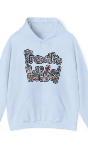 Unisex School Day Collage Logo Hooded Sweatshirt