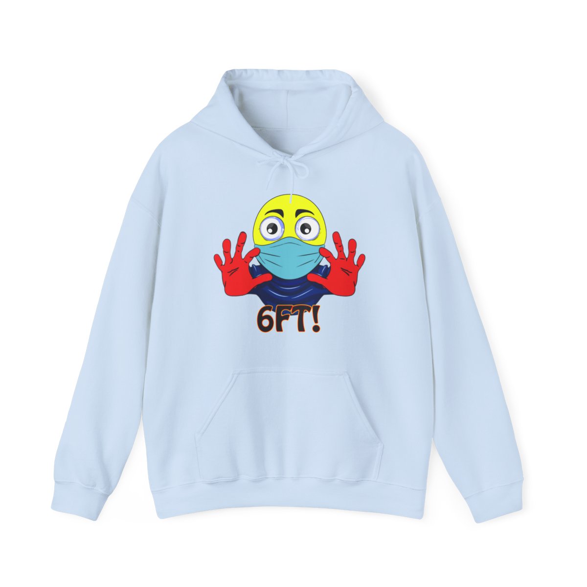 Unisex 6 FT! Hooded Sweatshirt - Image 8